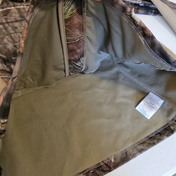 Habit Women's Utility Jacket - Camouflage and Tan Scent Factor Size Medium - Picture 8 of 10